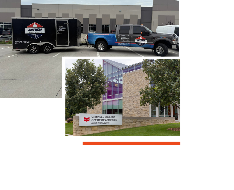 Grinnell, IA Anthem Heating & Cooling service area