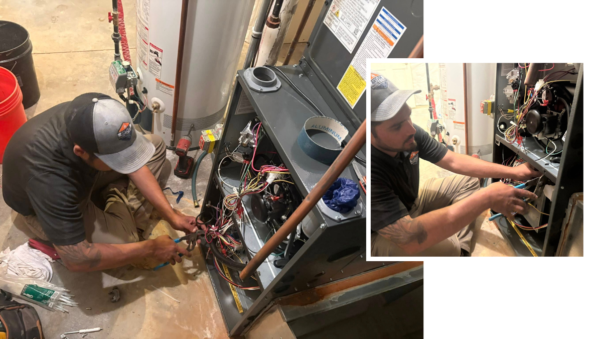 servicing furnace
